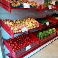 قفسه فلزی میوه فروشگاهی شلف میوه سیفی قفسه سبزی